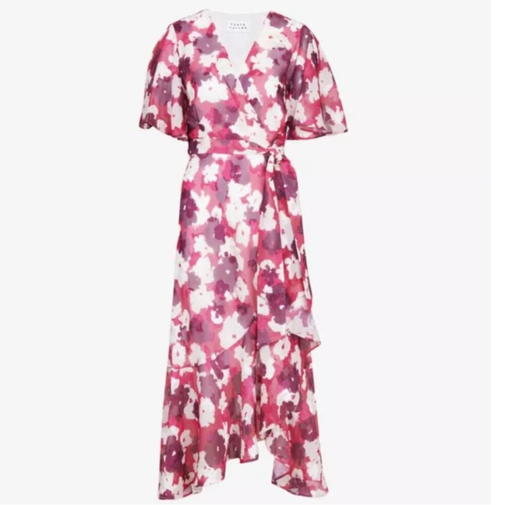 Blaire Wrap Dress in Shadow - Picture 6 of 6